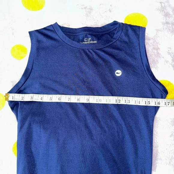 Vineyard Vines Women’s Keyhole Back Performance Tank Top in Deep Bay Sz XS - Picture 6 of 7